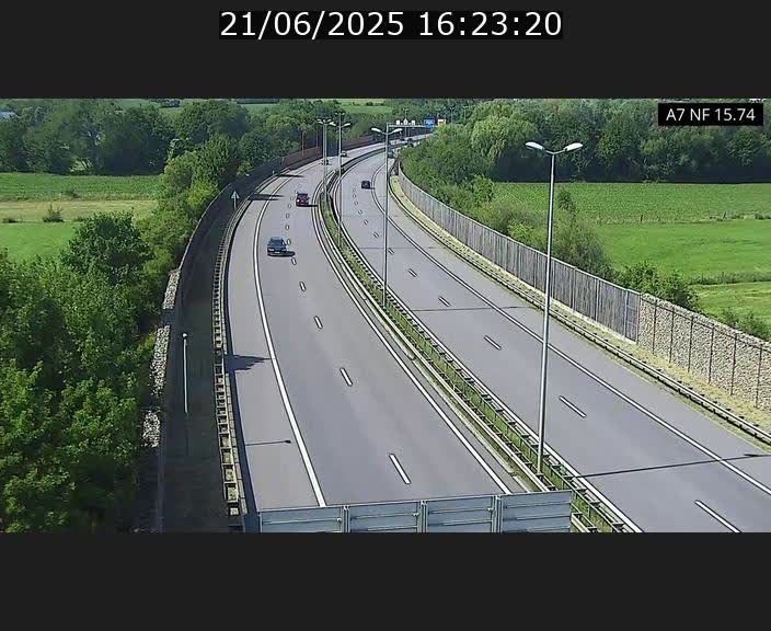 <h2>Caméra trafic Luxembourg - A7, Tunnel Mersch, entrée nord, direction Lorentzweiler</h2>
