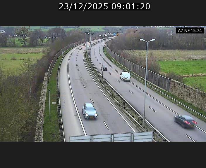 <h2>Caméra trafic Luxembourg - A7, Tunnel Mersch, entrée nord, direction Lorentzweiler</h2>