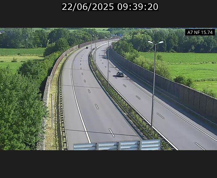 <h2>Caméra trafic Luxembourg - A7, Tunnel Mersch, entrée nord, direction Lorentzweiler</h2>