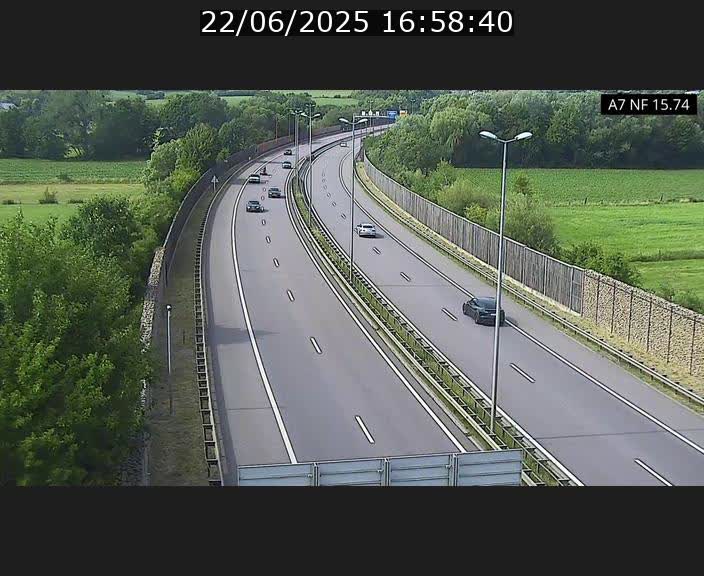 <h2>Caméra trafic Luxembourg - A7, Tunnel Mersch, entrée nord, direction Lorentzweiler</h2>