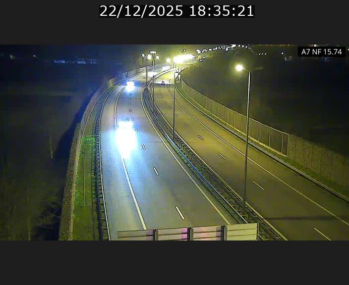 <h2>Caméra trafic Luxembourg - A7, Tunnel Mersch, entrée nord, direction Lorentzweiler</h2>
