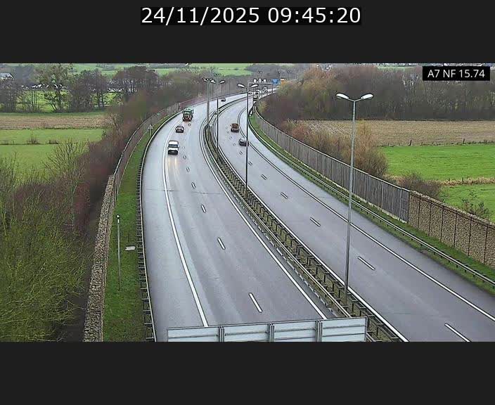 <h2>Caméra trafic Luxembourg - A7, Tunnel Mersch, entrée nord, direction Lorentzweiler</h2>