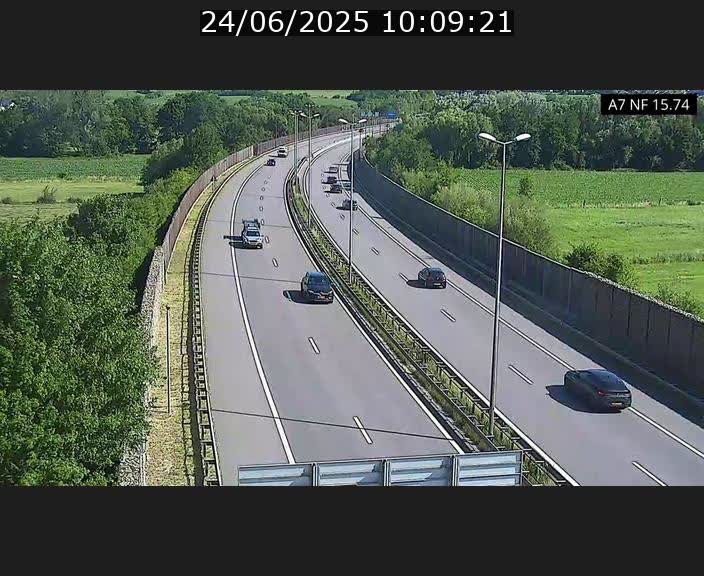 <h2>Caméra trafic Luxembourg - A7, Tunnel Mersch, entrée nord, direction Lorentzweiler</h2>