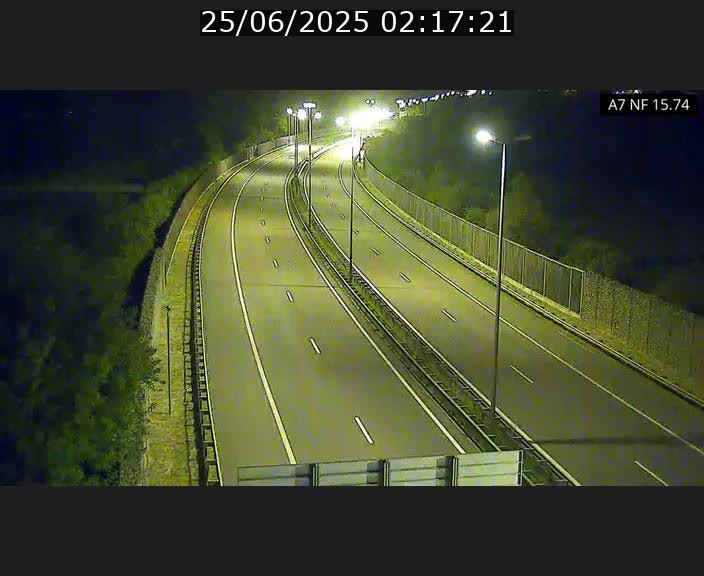 <h2>Caméra trafic Luxembourg - A7, Tunnel Mersch, entrée nord, direction Lorentzweiler</h2>