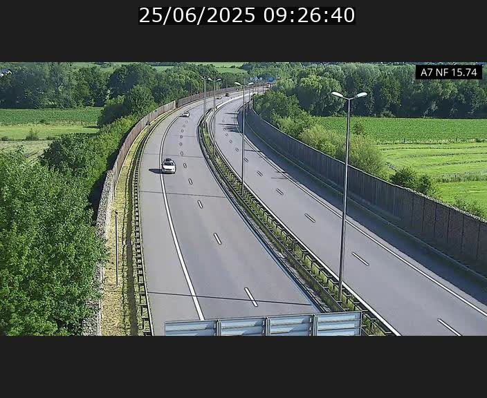 <h2>Caméra trafic Luxembourg - A7, Tunnel Mersch, entrée nord, direction Lorentzweiler</h2>