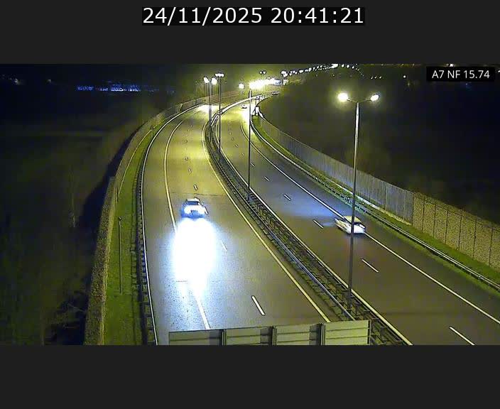 <h2>Caméra trafic Luxembourg - A7, Tunnel Mersch, entrée nord, direction Lorentzweiler</h2>