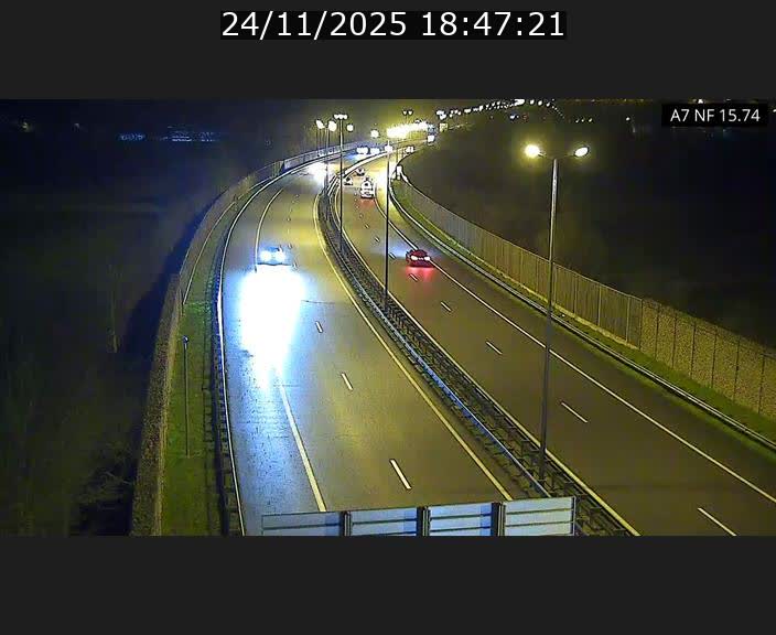 <h2>Caméra trafic Luxembourg - A7, Tunnel Mersch, entrée nord, direction Lorentzweiler</h2>