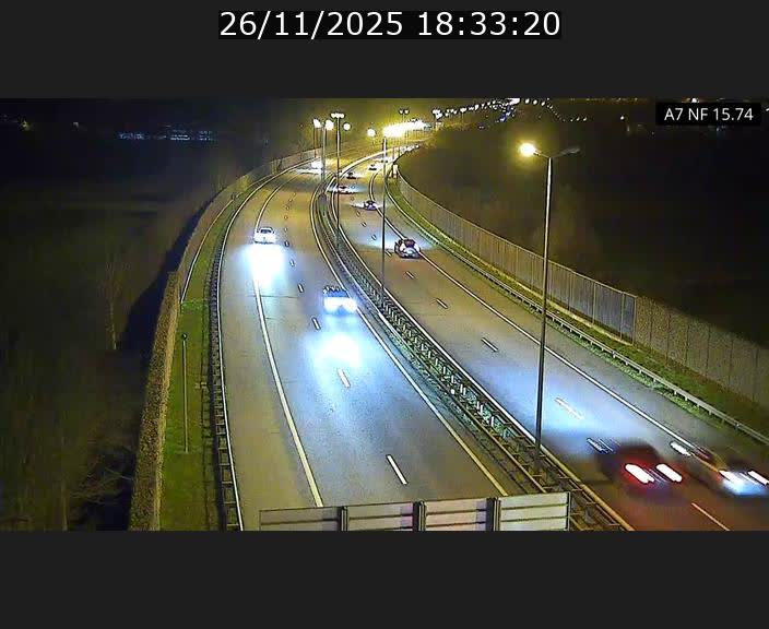 <h2>Caméra trafic Luxembourg - A7, Tunnel Mersch, entrée nord, direction Lorentzweiler</h2>