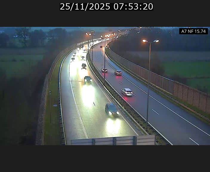 <h2>Caméra trafic Luxembourg - A7, Tunnel Mersch, entrée nord, direction Lorentzweiler</h2>