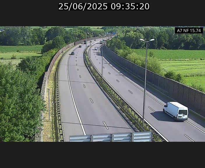 <h2>Caméra trafic Luxembourg - A7, Tunnel Mersch, entrée nord, direction Lorentzweiler</h2>