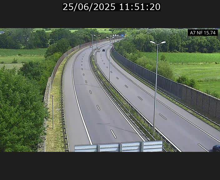 <h2>Caméra trafic Luxembourg - A7, Tunnel Mersch, entrée nord, direction Lorentzweiler</h2>
