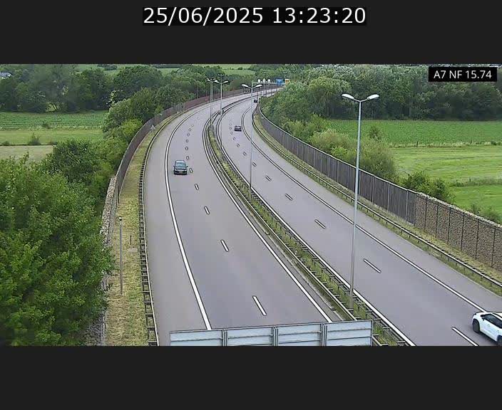<h2>Caméra trafic Luxembourg - A7, Tunnel Mersch, entrée nord, direction Lorentzweiler</h2>