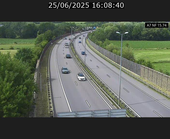 <h2>Caméra trafic Luxembourg - A7, Tunnel Mersch, entrée nord, direction Lorentzweiler</h2>