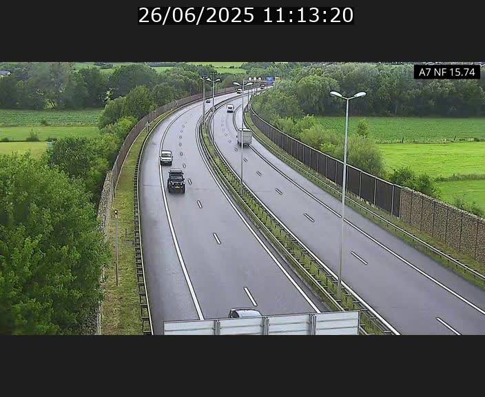 <h2>Caméra trafic Luxembourg - A7, Tunnel Mersch, entrée nord, direction Lorentzweiler</h2>