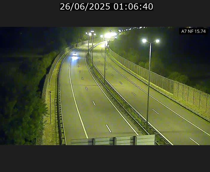 <h2>Caméra trafic Luxembourg - A7, Tunnel Mersch, entrée nord, direction Lorentzweiler</h2>
