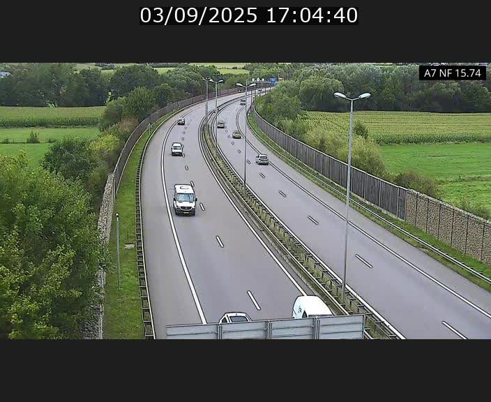 <h2>Caméra trafic Luxembourg - A7, Tunnel Mersch, entrée nord, direction Lorentzweiler</h2>