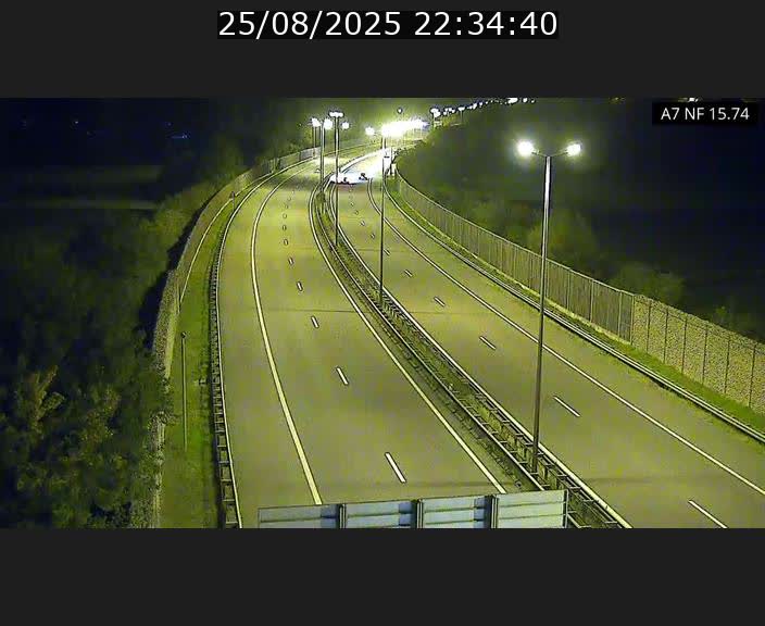 <h2>Caméra trafic Luxembourg - A7, Tunnel Mersch, entrée nord, direction Lorentzweiler</h2>