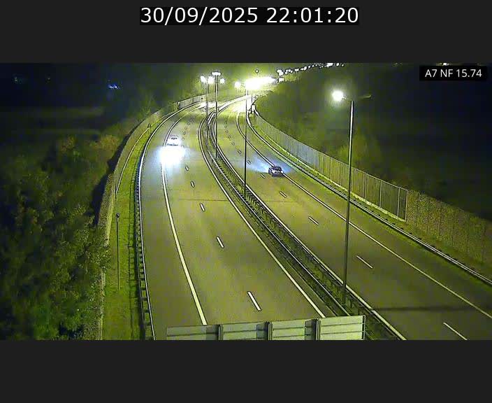 <h2>Caméra trafic Luxembourg - A7, Tunnel Mersch, entrée nord, direction Lorentzweiler</h2>