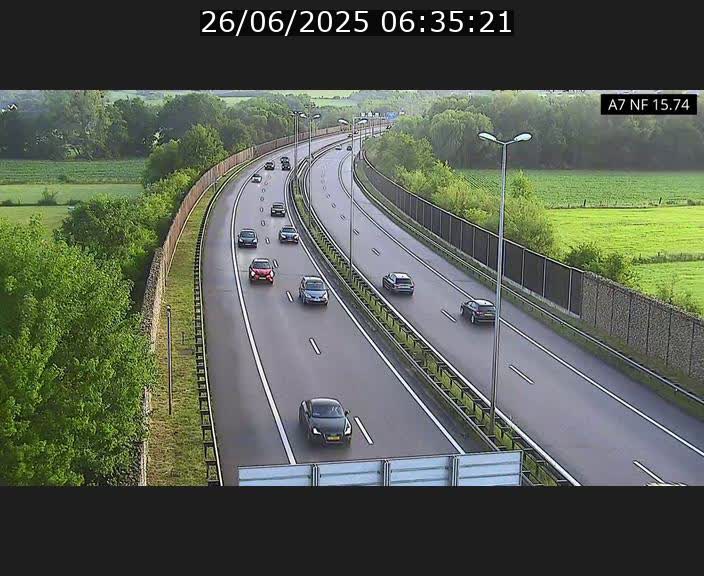 <h2>Caméra trafic Luxembourg - A7, Tunnel Mersch, entrée nord, direction Lorentzweiler</h2>