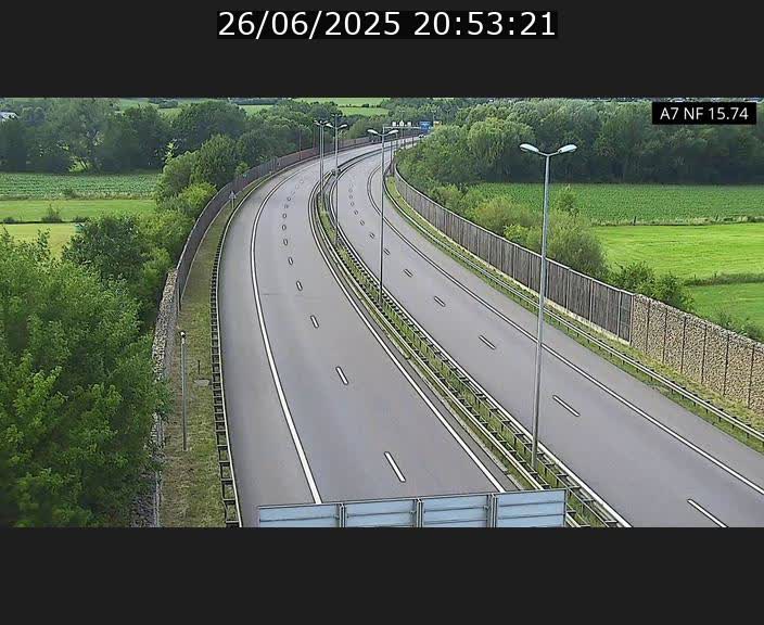 <h2>Caméra trafic Luxembourg - A7, Tunnel Mersch, entrée nord, direction Lorentzweiler</h2>