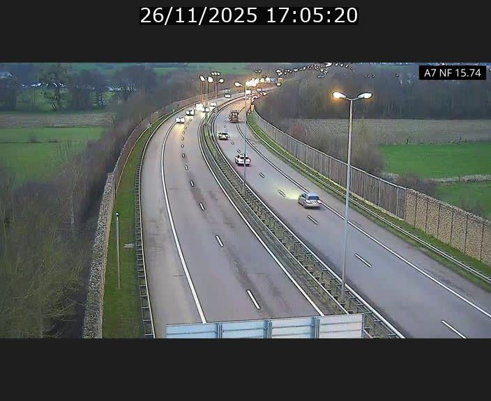 <h2>Caméra trafic Luxembourg - A7, Tunnel Mersch, entrée nord, direction Lorentzweiler</h2>