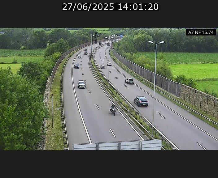 <h2>Caméra trafic Luxembourg - A7, Tunnel Mersch, entrée nord, direction Lorentzweiler</h2>