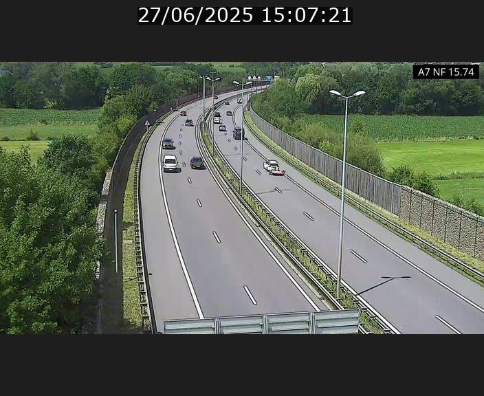 <h2>Caméra trafic Luxembourg - A7, Tunnel Mersch, entrée nord, direction Lorentzweiler</h2>