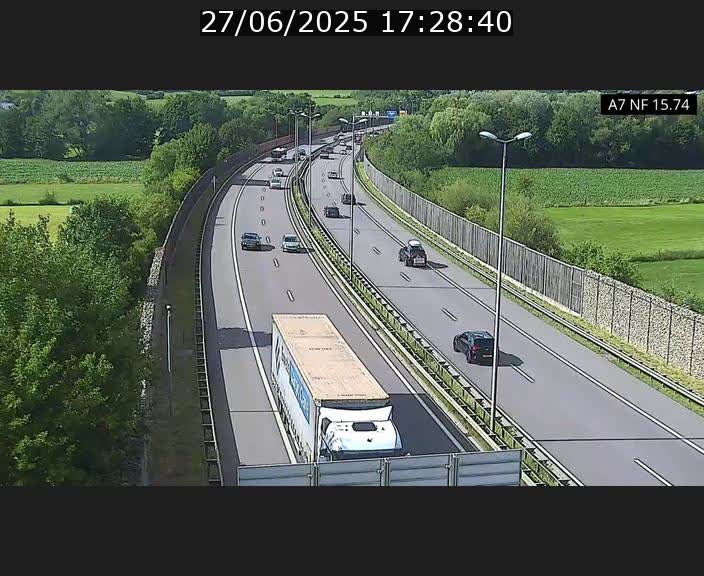 <h2>Caméra trafic Luxembourg - A7, Tunnel Mersch, entrée nord, direction Lorentzweiler</h2>