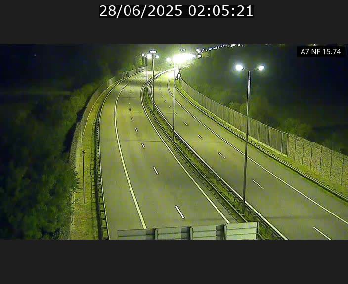 <h2>Caméra trafic Luxembourg - A7, Tunnel Mersch, entrée nord, direction Lorentzweiler</h2>