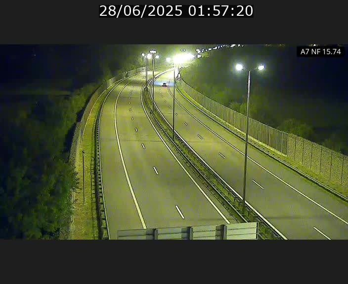 <h2>Caméra trafic Luxembourg - A7, Tunnel Mersch, entrée nord, direction Lorentzweiler</h2>
