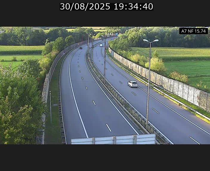 <h2>Caméra trafic Luxembourg - A7, Tunnel Mersch, entrée nord, direction Lorentzweiler</h2>