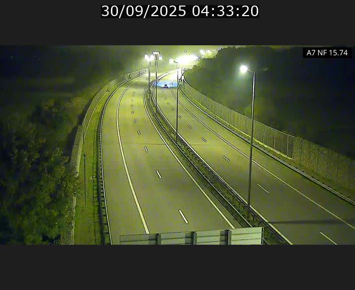 <h2>Caméra trafic Luxembourg - A7, Tunnel Mersch, entrée nord, direction Lorentzweiler</h2>