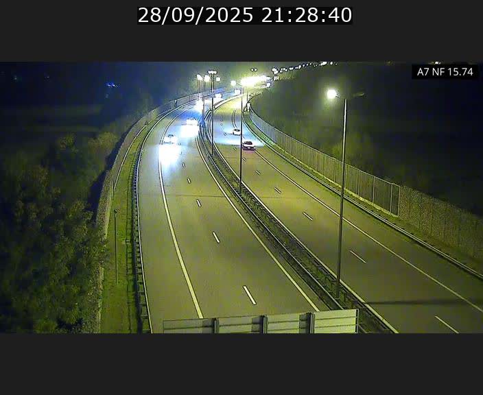 <h2>Caméra trafic Luxembourg - A7, Tunnel Mersch, entrée nord, direction Lorentzweiler</h2>
