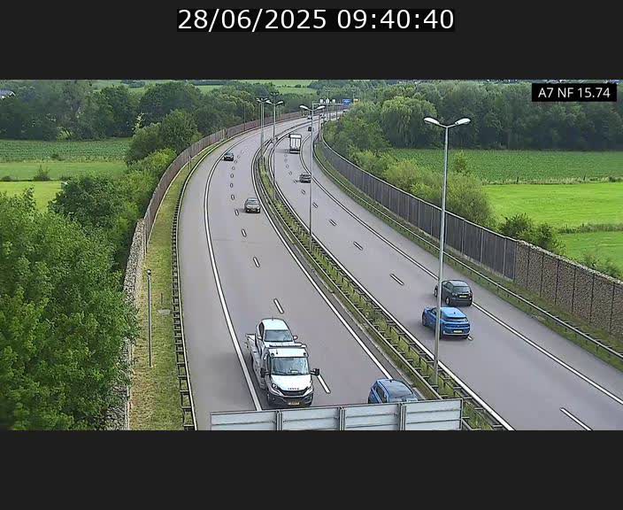 <h2>Caméra trafic Luxembourg - A7, Tunnel Mersch, entrée nord, direction Lorentzweiler</h2>