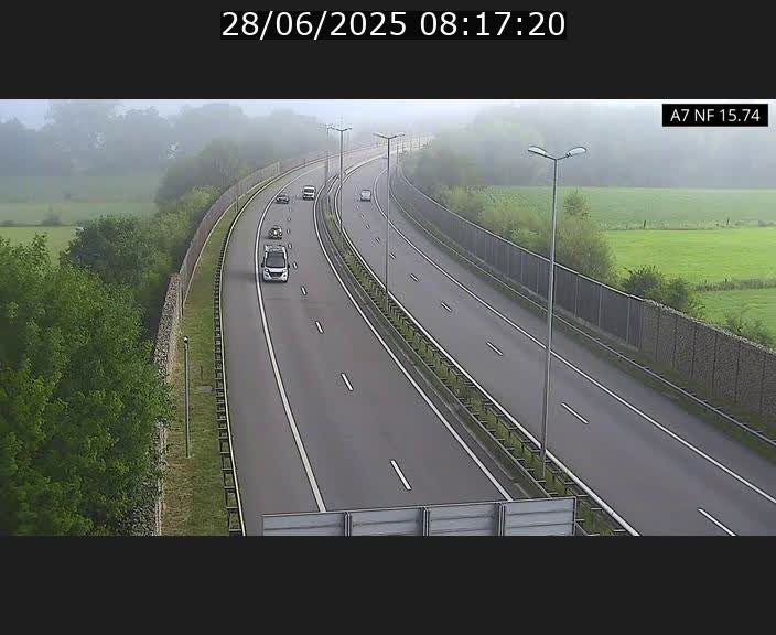 <h2>Caméra trafic Luxembourg - A7, Tunnel Mersch, entrée nord, direction Lorentzweiler</h2>