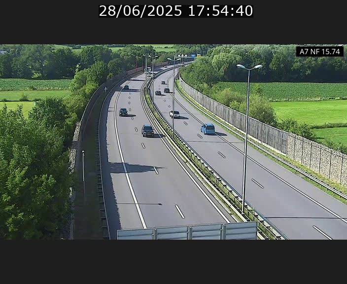 <h2>Caméra trafic Luxembourg - A7, Tunnel Mersch, entrée nord, direction Lorentzweiler</h2>
