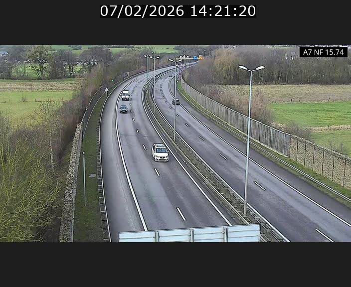 <h2>Caméra trafic Luxembourg - A7, Tunnel Mersch, entrée nord, direction Lorentzweiler</h2>