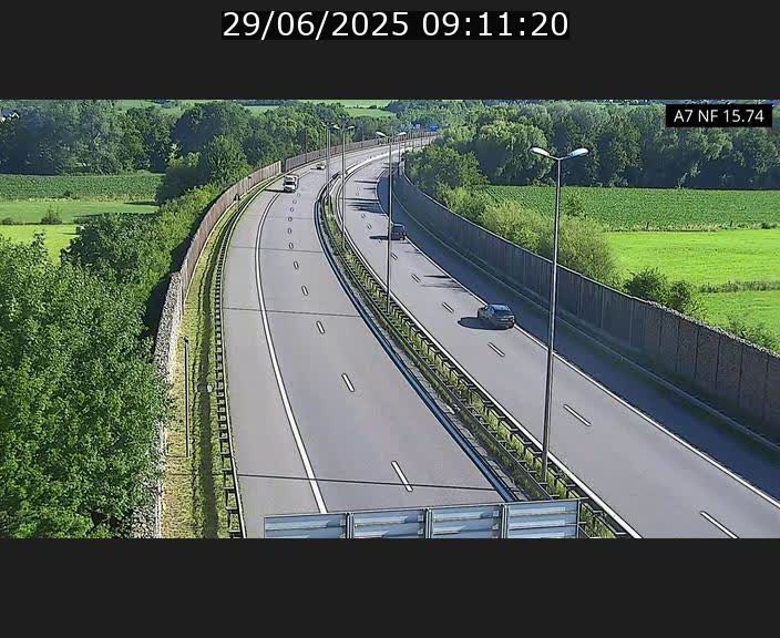 <h2>Caméra trafic Luxembourg - A7, Tunnel Mersch, entrée nord, direction Lorentzweiler</h2>