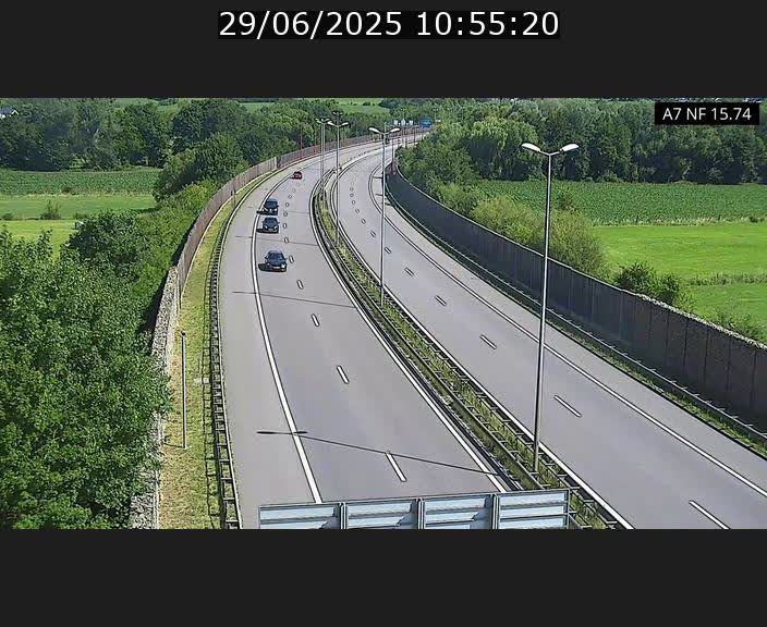 <h2>Caméra trafic Luxembourg - A7, Tunnel Mersch, entrée nord, direction Lorentzweiler</h2>