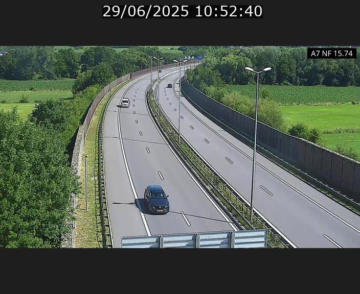 <h2>Caméra trafic Luxembourg - A7, Tunnel Mersch, entrée nord, direction Lorentzweiler</h2>