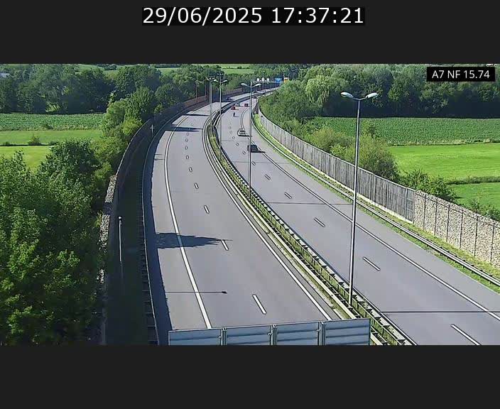 <h2>Caméra trafic Luxembourg - A7, Tunnel Mersch, entrée nord, direction Lorentzweiler</h2>