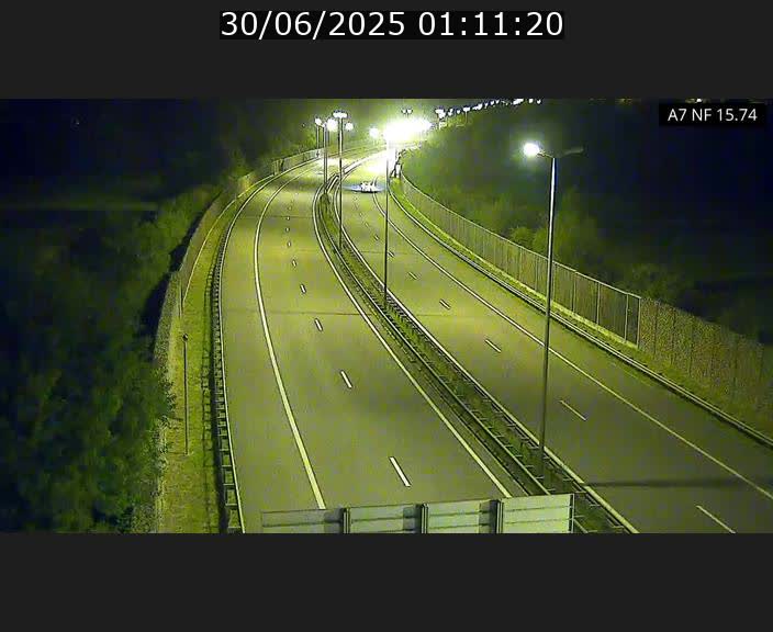 <h2>Caméra trafic Luxembourg - A7, Tunnel Mersch, entrée nord, direction Lorentzweiler</h2>