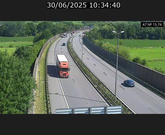 <h2>Caméra trafic Luxembourg - A7, Tunnel Mersch, entrée nord, direction Lorentzweiler</h2>