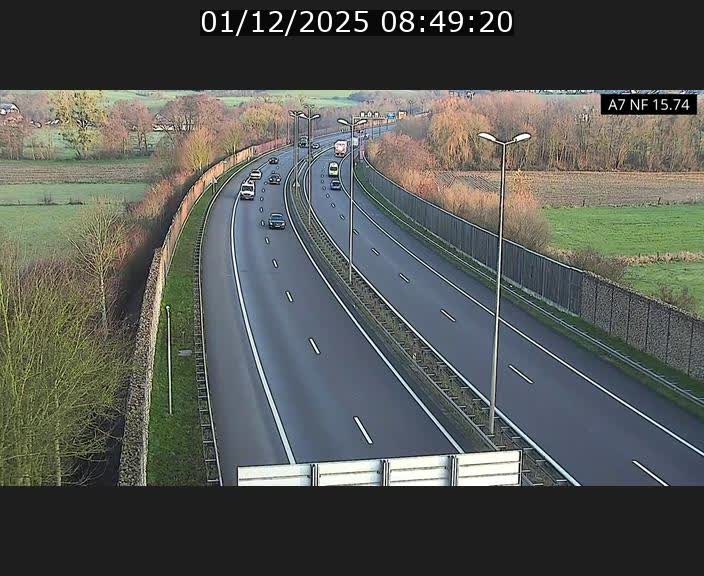 <h2>Caméra trafic Luxembourg - A7, Tunnel Mersch, entrée nord, direction Lorentzweiler</h2>