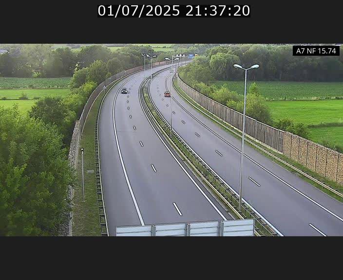 <h2>Caméra trafic Luxembourg - A7, Tunnel Mersch, entrée nord, direction Lorentzweiler</h2>