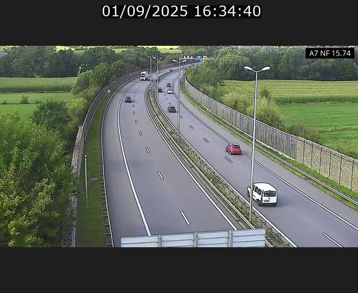 <h2>Caméra trafic Luxembourg - A7, Tunnel Mersch, entrée nord, direction Lorentzweiler</h2>
