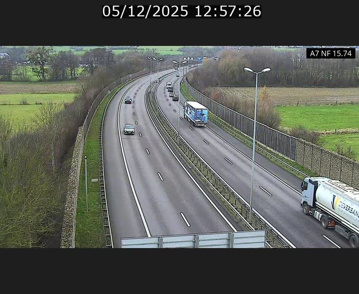 <h2>Caméra trafic Luxembourg - A7, Tunnel Mersch, entrée nord, direction Lorentzweiler</h2>
