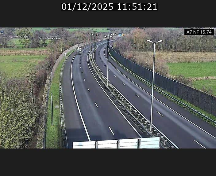 <h2>Caméra trafic Luxembourg - A7, Tunnel Mersch, entrée nord, direction Lorentzweiler</h2>