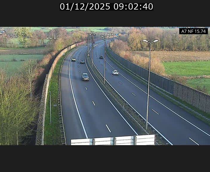 <h2>Caméra trafic Luxembourg - A7, Tunnel Mersch, entrée nord, direction Lorentzweiler</h2>