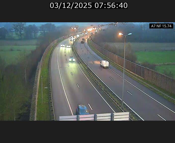 <h2>Caméra trafic Luxembourg - A7, Tunnel Mersch, entrée nord, direction Lorentzweiler</h2>